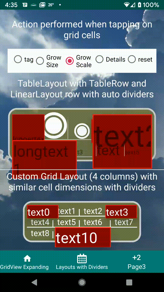 gridview delstai