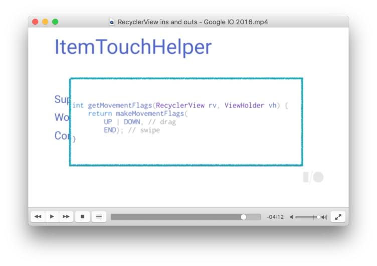 itemtouchhelper
