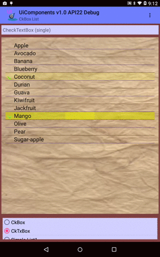 lists